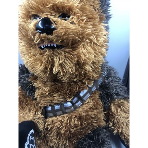 Chewbacca Build A Bear Plush Toy Stuffed Animal Figure Star Wars 20”. Read - Picture 12 of 16